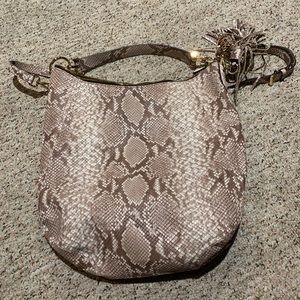 Michael Kora Snakeskin Purse